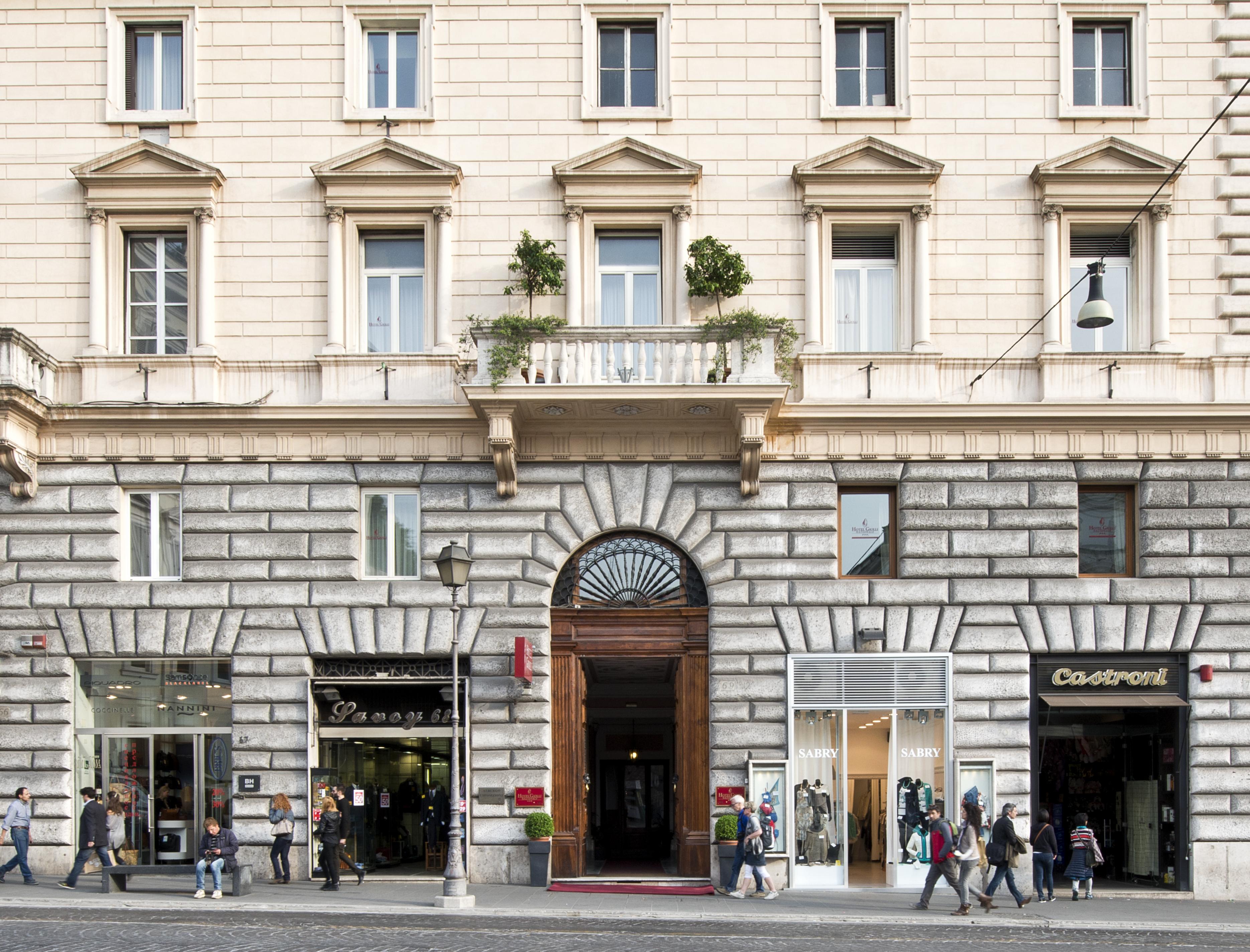 Hotel Giolli Nazionale Rom Exterior foto